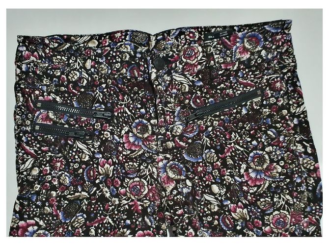 Pantalones slim florales Club Monaco algodón elastano Multicolor - vista 2