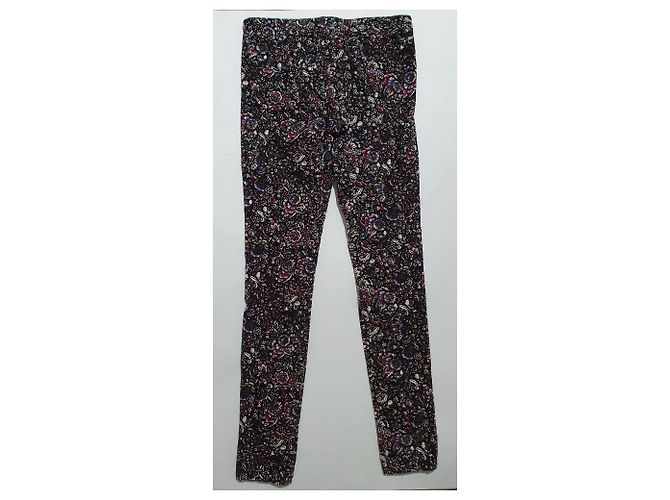 Pantalones slim florales Club Monaco algodón elastano Multicolor - vista 3