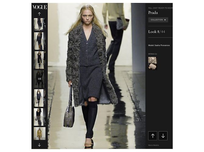 Prada fall 2007 runway coat - view 11