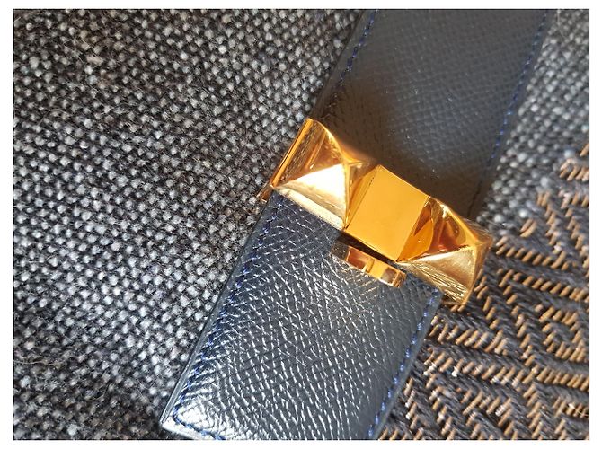 Hermès medor Navy blue - view 9