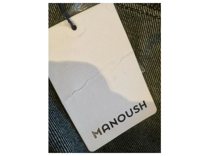 Manoush Giacca di jeans con fiocchi Nero - vista 7