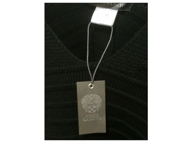 Vince Camuto Poncho aus Acryl Schwarz - Ansicht 6