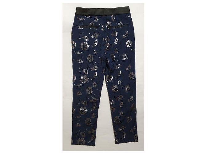 Munthe Plus Simonsen Blumenhose Blau Mehrfarben - Ansicht 2