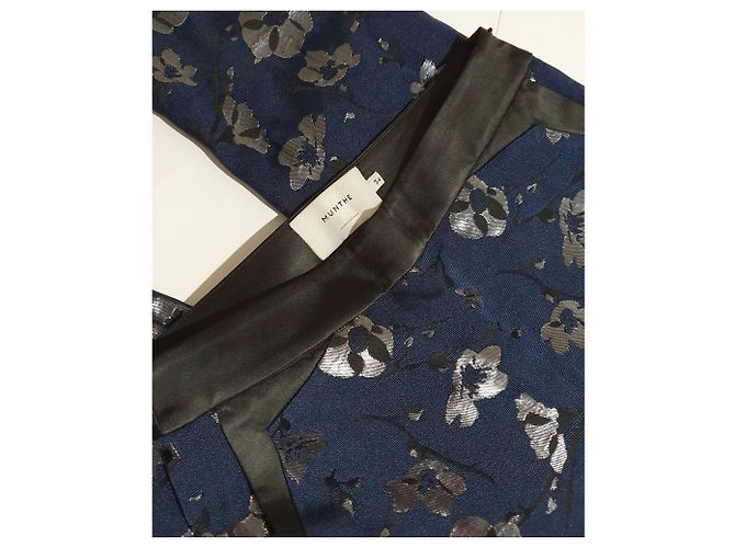 Munthe Plus Simonsen Blumenhose Blau Mehrfarben - Ansicht 3