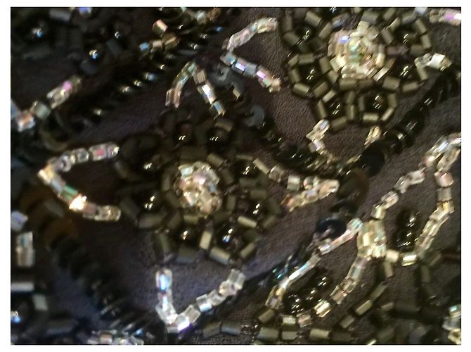 Needle & Thread Handverziertes Kleid Schwarz - Ansicht 5