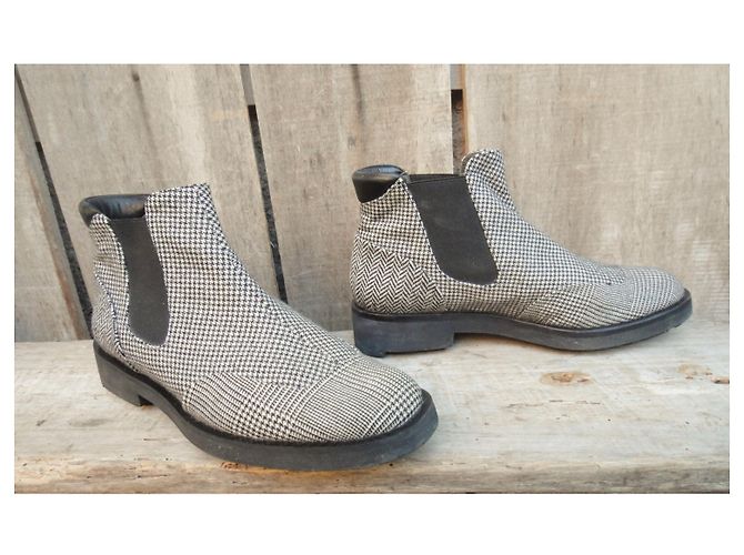 Botas Robert Clergerie p 38 condición como nuevo Gris - vista 3