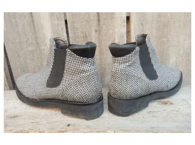 Botas Robert Clergerie p 38 condición como nuevo Gris - vista 5