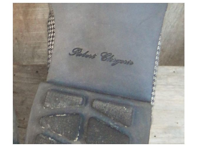Botas Robert Clergerie p 38 condición como nuevo Gris - vista 6