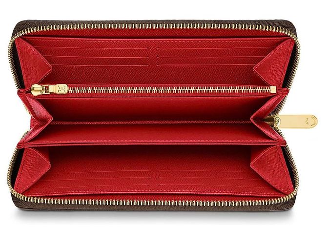 Cartera Louis Vuitton Zippy Monogram Canvas Marrón Castaño - vista 2