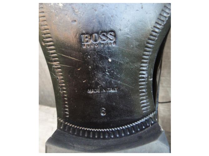 Hugo Boss derby verniciata Boss p 40 condizione perfetta Nero - vista 10