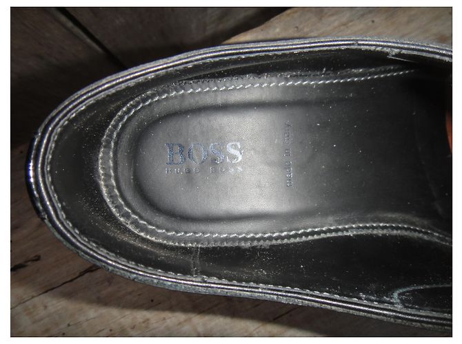 Hugo Boss derby verniciata Boss p 40 condizione perfetta Nero - vista 2