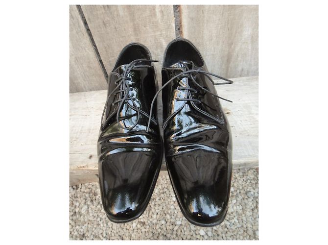 Hugo Boss derby verniciata Boss p 40 condizione perfetta Nero - vista 6