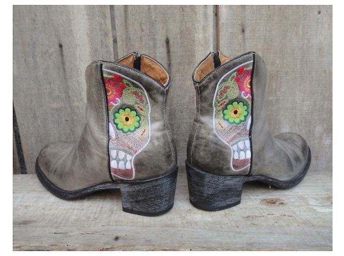 boots Mexicana brodées Calamera p39 - vue 6