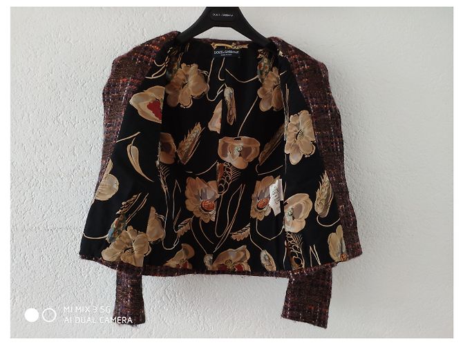 DOLCE & GABBANA Wolljacke mit Lame - Ansicht 7