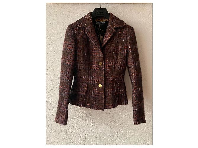 DOLCE & GABBANA Wolljacke mit Lame - Ansicht 8
