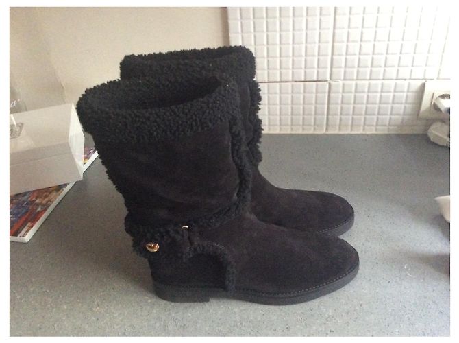 Botas Louis Vuitton de piel de ciervo negras Negro - vista 2