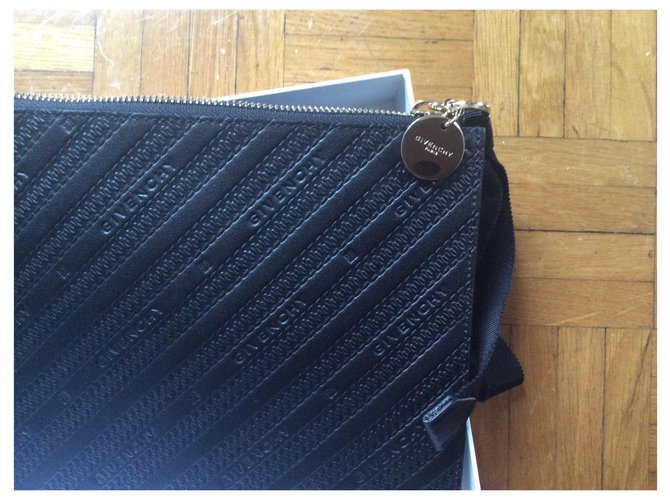 Pochette Givenchy in pelle nera Nero - vista 3