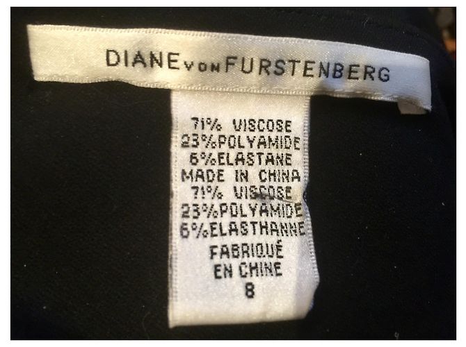 Diane Von Furstenberg DVF schwarz Nomie Kleid - Ansicht 4