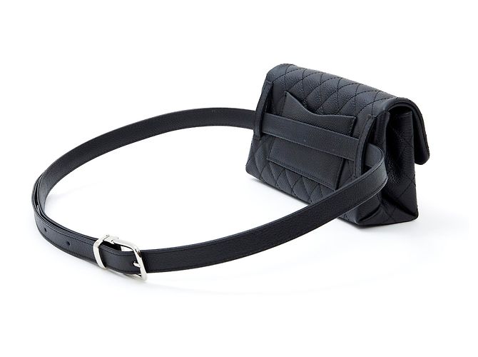 Chanel 2:55 EMBRAGUE EN CINTURON NUEVO Negro - vista 3