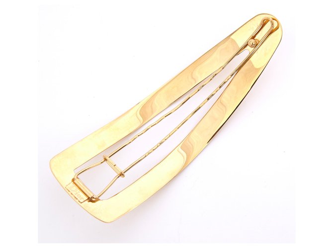 Dior GOLDEN HAIRCLIP XXL Metal ref.170182 - Joli Closet