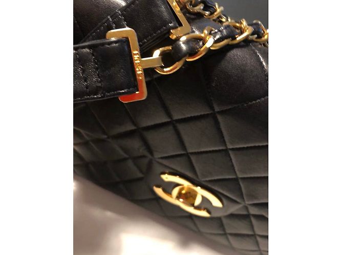 Timeless Borsa a mano Chanel Jumbo GM in pelle nera Nero - vista 2
