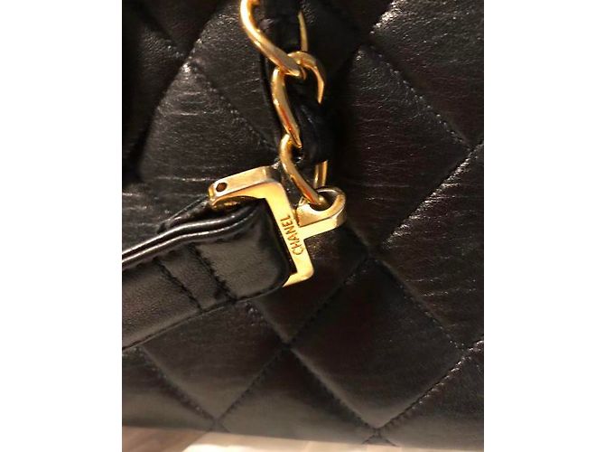 Timeless Borsa a mano Chanel Jumbo GM in pelle nera Nero - vista 7