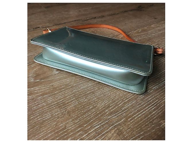 Louis Vuitton, Pochette Lexington Vernis grigio chiaro blu Louis Vuitton Blu chiaro - vista 12