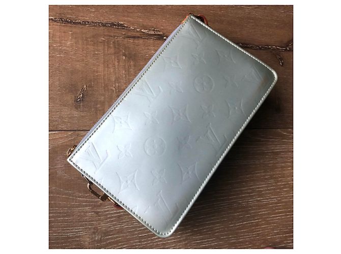 Louis Vuitton, Pochette Lexington Vernis grigio chiaro blu Louis Vuitton Blu chiaro - vista 4
