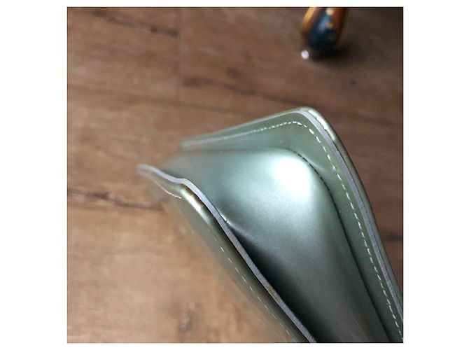 Louis Vuitton, Pochette Lexington Vernis grigio chiaro blu Louis Vuitton Blu chiaro - vista 9
