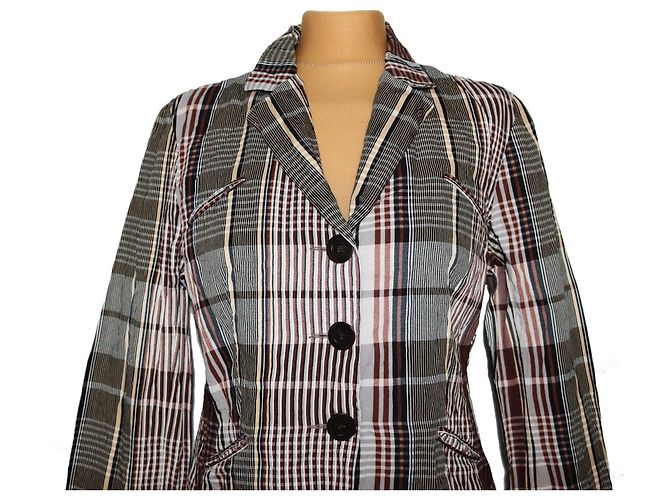 Chaqueta Gerard Darel de algodón Talla 42 Multicolor - vista 2