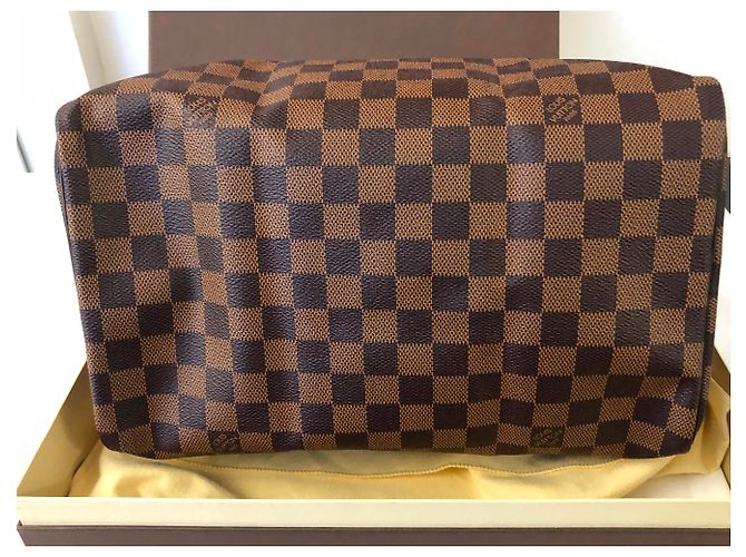 Louis Vuitton Speedy 30 Ebano più damier Marrone - vista 11