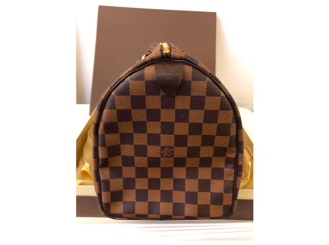 Louis Vuitton Speedy 30 Ebano più damier Marrone - vista 9