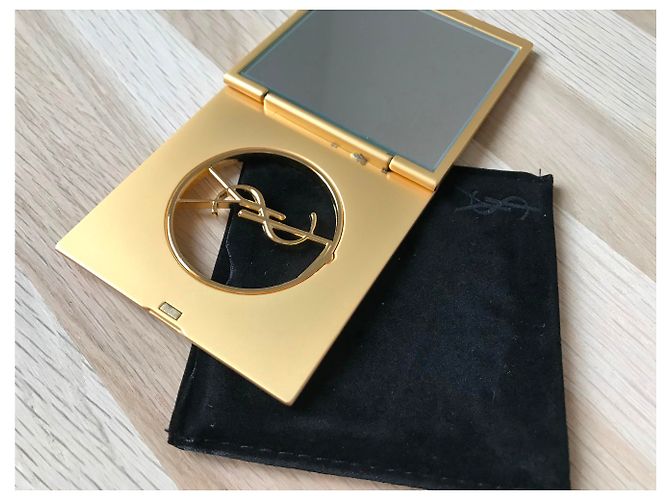 Yves Saint Laurent Specchio Charm per Borsa Oro Metallo D'oro - vista 2