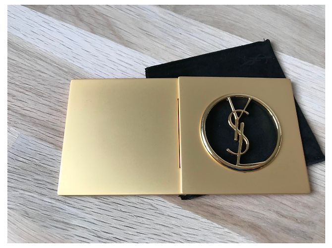 Yves Saint Laurent Specchio Charm per Borsa Oro Metallo D'oro - vista 3