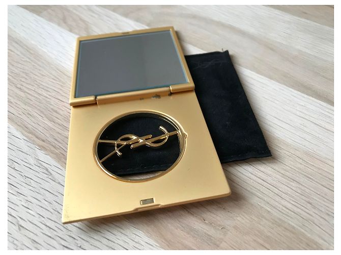 Yves Saint Laurent Specchio Charm per Borsa Oro Metallo D'oro - vista 8