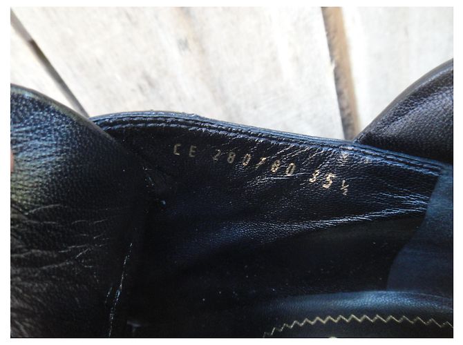 Botas Yves Saint Laurent Rive Gauche p 35 1/2 Negro - vista 3