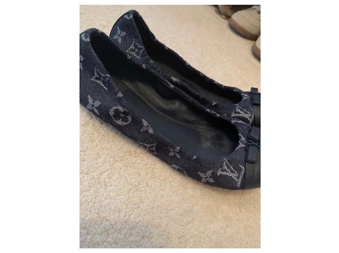 Zapatillas de ballet Louis Vuitton Azules de Algodón 38.5 - vista 2