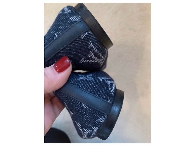 Zapatillas de ballet Louis Vuitton Azules de Algodón 38.5 - vista 3