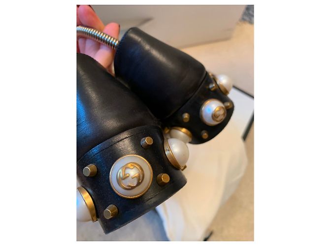 Décolleté Gucci in pelle nera taglia 39 Nero - vista 4
