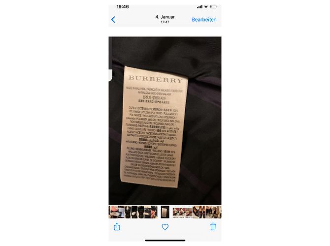 Giacca Burberry Trauma nera Nero - vista 5