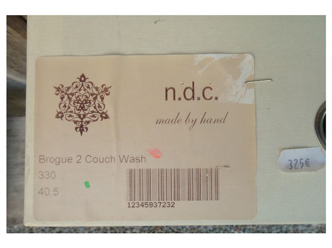 N.D.C. Made By Hand richelieu NDC MAde a mano p 40 1/2 Marrone chiaro - vista 9