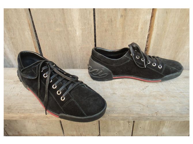 Sneaker Gucci P. 39 1/2 Nero - vista 3