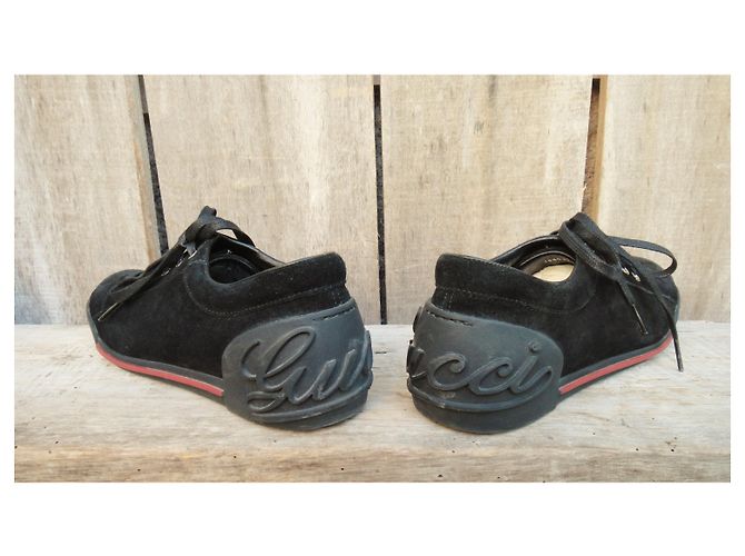 Sneaker Gucci P. 39 1/2 Nero - vista 7