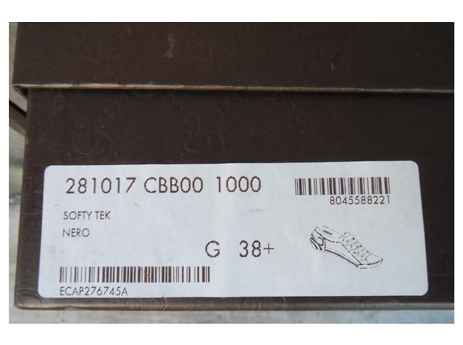 Sneaker Gucci P. 39 1/2 Nero - vista 9
