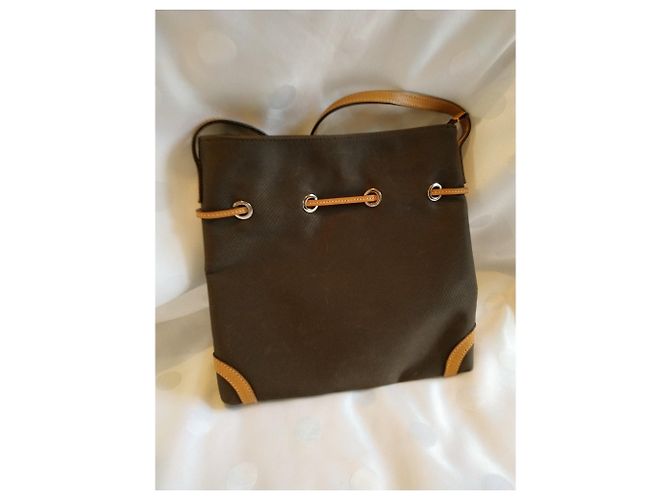Autre Marque Borsa Kesslord Marrone in Pelle e Tela - vista 4