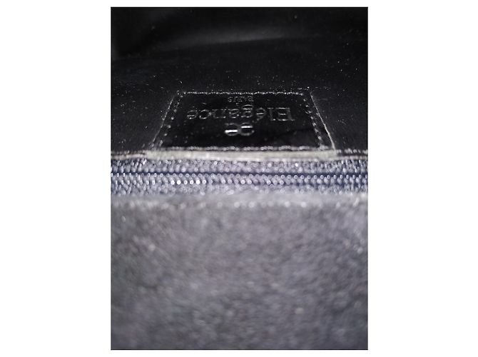 Autre Marque ELEGANCE PARIS Handbag Black Velvet Metal Handle - view 7