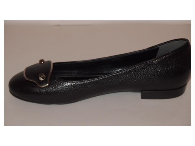 Balenciaga Bailarinas Negras de Cabra Granulada 41 Negro - vista 10
