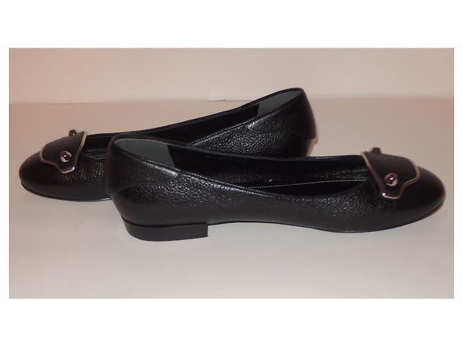 Balenciaga Bailarinas Negras de Cabra Granulada 41 Negro - vista 7