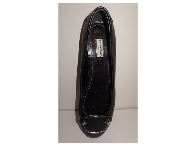 Balenciaga Bailarinas Negras de Cabra Granulada 41 Negro - vista 9