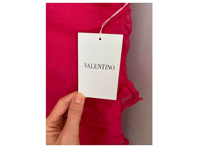 Vestido Valentino de seda rosa - vista 3